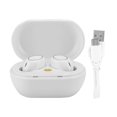 thumbnail image 1 of Wireless Bluetooth Earphones DC 5V TWS Headset CNC Engraving Titanium Metal Processing Support Type C Charging(White ), 1 of 3