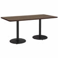 thumbnail image 2 of KFI Studios Mode 2.5' x 6' Counter Height Dining Table, River Cherry, Black Base, 2 of 6