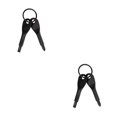 thumbnail image 3 of Eigraketly Destornillador multifunción Mini EDC, destornillador ranurado con forma de llave de acero inoxidable, herramienta de reparación de bolsillo Negro 2piezas Eigraketly CBP003881, 3 of 5