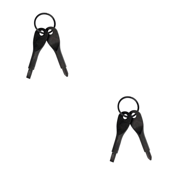 Sonducket Juego de destornillador multifunción Mini acero inoxidable 2piezas Negro CBP003881