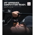 thumbnail image 4 of Gymreapers Weightlifting Wrist Wraps (IPF Approved) 18" Professional Quality Wrist Support with Heavy Duty Thumb Loop - Best Wrap for Powerlifting Competition, Strength Training, Bodybuilding, 4 of 6