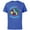 Royal Heather, variant on Disney Lilo & Stitch Always Chillin’ - Short Sleeve Cotton T-Shirt for Adults - Customized-Black