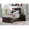 thumbnail image 7 of Signature Design by Ashley Prendonea Smooth Gliding 2 Drawer Night Stand, Charcoal, 7 of 7