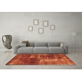 thumbnail image 3 of Ahgly Company Indoor Rectangle Abstract Orange Modern Area Rugs, 4' x 6', 3 of 4