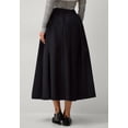 thumbnail image 2 of Ellos Plus Size Elastic Back Full Midi Skirt, 2 of 3