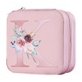 thumbnail image 2 of Ihhxbz Big Deals Items P U Simples Storage Jewelry Box 26 Printed Letter Jewelry Box Portable Jewelry Storage Box Earrings Ring Box, 2 of 4
