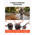 thumbnail image 3 of VEVOR 3-in-1 Shop Vac, 8 Gallon Wet Dry Shop Vacuum, 4.5 Peak HP Portable Vacuum Cleaner with Blower, Dual-Filter, 1350W Input Power, 1.25in x 7ft Hose, 9.8ft Cord, 3 of 9