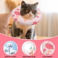 thumbnail image 3 of Minzimin 1Pack Cat Cone Collar Soft, Adjustable Cat Recovery Collars Spay Cones to Stop Licking, Cute Donut E Collar After Surgery, Anti-Lick Wound Healing Elizabethan Collar for Kittens, 3 of 7