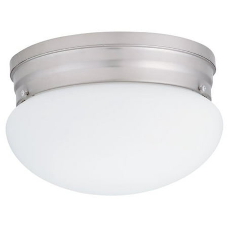 UPC 745974019220 product image for Lithonia Lighting 10975 BN M4 Mushroom Shaped One-Light Fluorescent Flush-Mount  | upcitemdb.com