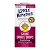 (2 pack) (2 pack) Little Remedies Saline Spray/Drops Newborn, 1.0 FL OZ