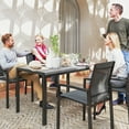 thumbnail image 2 of Outsunny 47" Rectangular Patio Dining Table for 4 Person, Grey, 2 of 10