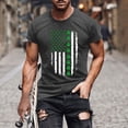 thumbnail image 2 of Besolor T-Shirts de la Saint-Patrick pour Hommes Imprimés Col Rond Manches Courtes Hauts Décontractés Été Blouse Graphique Tees, 2 of 4