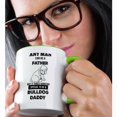 thumbnail image 2 of 3drose, Bulldog Daddy, 11oz Two-tone Green Mug, 2 of 6