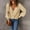 Khaki, variant on BONIXOOM Cardigan Sweaters For Women Modern Fit Sweater Pullover Vacation V-Neck Girls Sweaters Gray M(US:6)
