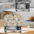 thumbnail image 5 of FOR U DESIGNS Hummingbird Flower Print Microwave Oven Dust Cover Portable Microwave Oven Folding Covers Stain Resistant Toaster Oven Case Protector with Top Handle-S, 5 of 8