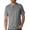 Grey, variant on Puztloy Mens Polo Shirts T-Shirts Short Sleeve Big Men's Classic Solid with Lapel Collar Top Button Down Golf Shirt White(Available in Plus Size)