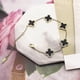 thumbnail image 3 of Conjuntos de pulseras de trébol de la suerte YONGSHENG joyería chapada en oro de 18 quilates 3 uds., 3 of 5