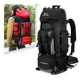 thumbnail image 2 of 90L Waterproof Hiking Camping Backpack Trekking Bag Rucksack Large Capacity Travel Outdoor Sports Bags Camping Equipment Men, 2 of 6