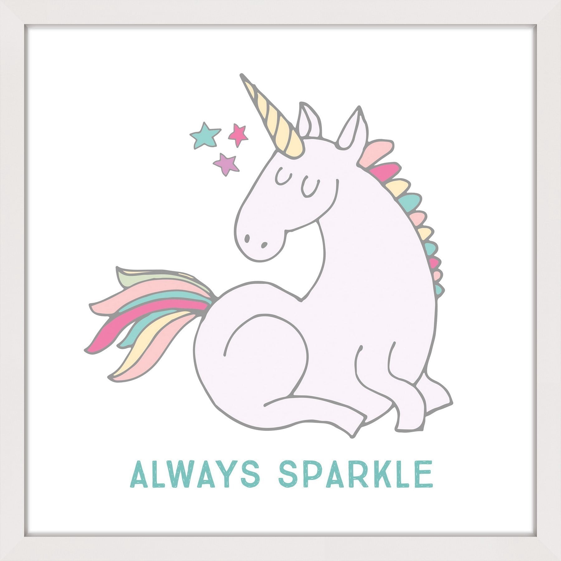 Marmont Hill "Always Sparkle" by Shayna Pitch Framed Painting Print