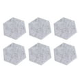 thumbnail image 4 of Panel absorbente de sonido, paneles acústicos hexagonales de 12 piezas, paneles de amortiguación de sonido, paneles de pared insonorizados, valor inmejorable, 4 of 8