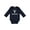 Navy, variant on Inktastic Ring Bearer Mock Tux Tuxedo Boys Long Sleeve Baby Bodysuit