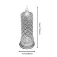 thumbnail image 3 of JJKBVCLO Flameless LED Candles LED Crystal Candles Flameless Crystal Candles Flickering Flameless Wedding Candles, 3 of 7