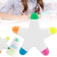 thumbnail image 5 of Chisel Tip Highlighters Set, Star Shaped Fluorescent Pens for Note Taking, Document Highlighting for office And Office, Colorful Markers, Smooth Writing, A Highlighter, 5 of 6