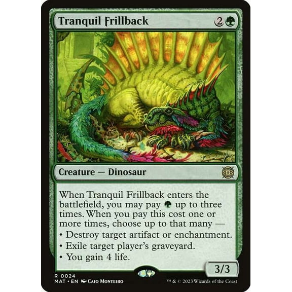 MtG March of the Machine: The Aftermath Rare Tranquil Frillback (FOIL) #24
