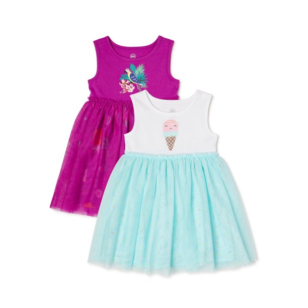 Wonder Nation Wonder Nation Baby & Toddler Girls Tutu Fashion Dresses