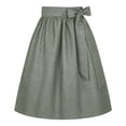 thumbnail image 4 of XIAOCHA Womens Polka Dot Skirt High Waist Midi Skirt Daily Casual Outfit, 4 of 4
