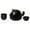 Noir, variant on QHUDLV Portable Ceramic Tea Cup Set,Cute Cat Real Porcelain Tea Pot,Lucky Cat Porcelain Teapot Set with Tea Strainer,Lids,Suitable for Travel Outdoor Picnic Office Work Home