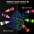 thumbnail image 4 of Magicfly Acrylic Glow in The Dark Paint, 10 Bright Colours 60 ml / 2 oz for Painting, Halloween , Christmas, 4 of 9