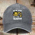 thumbnail image 2 of WEIYLL Girl's Baseball Cap Kid'S Vintage Embroidered Distresed Grey Beach Hats One Size, 2 of 3