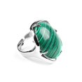 thumbnail image 1 of Ring Women Reiki Chakra Healing Point Ring Lapis Lazuli Unakite Jewelry, 1 of 6