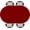 Maroon, variant on Maroon Oval Fitted Tablecloths with Elastic Edge Waterproof, Washable Outdoor Decorative Table Cover, for Restaurant Kitchen Holiday Tablecloth, Fits 48"x68" Oval Tables, Style 39