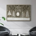 thumbnail image 2 of Wooded White Christmas Collection A - Framed Gallery Wrapped Holiday Canvas - 25 x 37 - Natural Wood Frame, 2 of 9