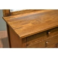 thumbnail image 2 of Crafters and Weavers 50" Mission Buffet Cabinet with Mirror - Dark Walnut, 2 of 4