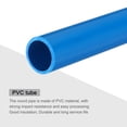 thumbnail image 4 of Uxcell Rigid Round Pipe 21mm ID 25mm OD 330mm/13" Light Blue High Impact for Water Pipe Crafts Cable Sleeve, 4 of 6