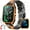 Camouflage orange-1, variant on XAXRE P73 Smart Watch for Men(Answer/Make Calls) 3ATM Swimming Waterproof 1.83” Watch with 100+ Sports Modes Pedometer Smartwatch Compatible with iOS Android, 1pc