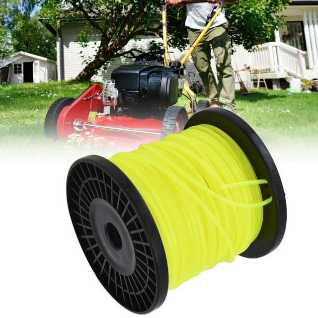 Yellow Exquisite Craftsmanship High Cutting Efficiency for Heavy Cutting for Most Lawn Mowers Weedeater Line, String Trimmer Line