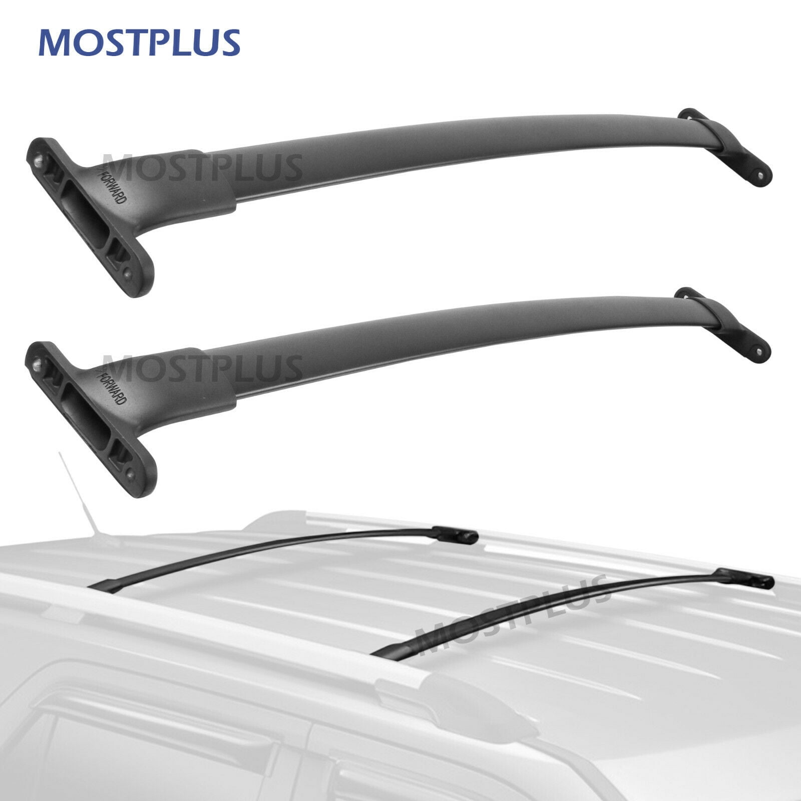 Buy Roof Rack Cross Bar Rail For 2016-2019 Ford Explorer Luggage Cargo