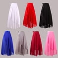 thumbnail image 4 of All-matching Chiffon Wrap Skirt for Women Long Dance Skirts Ballet Wrap Skirts Asymmetric Dance Skate Over Scarf Skirts, 4 of 9
