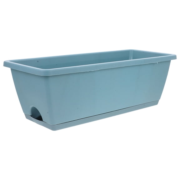 Worgeous 2 Sets Window Box Planter Flower Box Planter Rectangle Box For Garden Planter