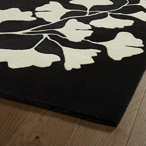 Kaleen Rugs Melange Collection MLG0902 Black Hand Tufted 2' x 3' Rug