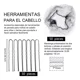 thumbnail image 3 of Red de pelo de malla invisible de 50 piezas + horquillas de 60 U ER, 3 of 5