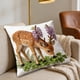 thumbnail image 5 of Funda de almohada con efecto 3D | Bonita funda de almohada bordada, 100 % algodón, suave y cómoda, ideal para decorar el hogar, dormitorio, sala de estar, decoración con, 5 of 8