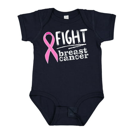 

Inktastic Fight Breast Cancer Pink Ribbon Gift Baby Boy or Baby Girl Bodysuit