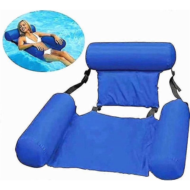 Swimming Floating Chair Pool Float Lounge ,adults Water Chair Lounge, Portable Swimming Pools Hammock Lounge Chair Water Inflatable Floating Bed Sofa_Perfect Gift