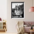 thumbnail image 3 of Historic Framed Print, Peterskill Falls, Lake Minnewaska, N.Y., 17-7/8" x 21-7/8", 3 of 9