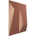 thumbnail image 2 of Ekena Millwork 11 7/8"W x 11 7/8"H Locke EnduraWall Decorative 3D Wall Panel, Universal Pearl Metallic Champagne Pink (12-Pack for 11.76 Sq. Ft.), 2 of 6